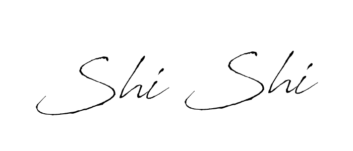 You should practise on your own different ways (Antro_Vectra) to write your name (Shi Shi) in signature. don't let someone else do it for you. Shi Shi signature style 6 images and pictures png