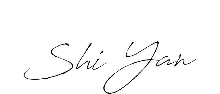 Design your own signature with our free online signature maker. With this signature software, you can create a handwritten (Antro_Vectra) signature for name Shi Yan. Shi Yan signature style 6 images and pictures png