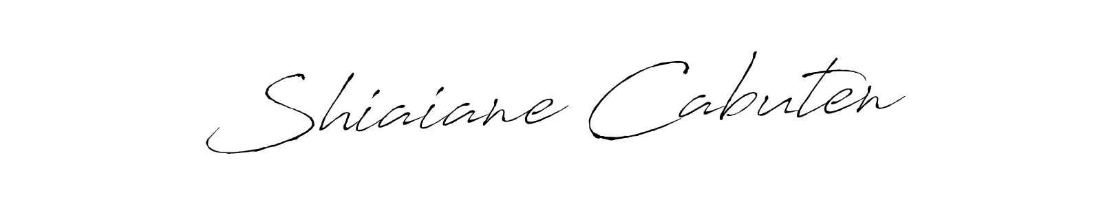 Antro_Vectra is a professional signature style that is perfect for those who want to add a touch of class to their signature. It is also a great choice for those who want to make their signature more unique. Get Shiaiane Cabuten name to fancy signature for free. Shiaiane Cabuten signature style 6 images and pictures png