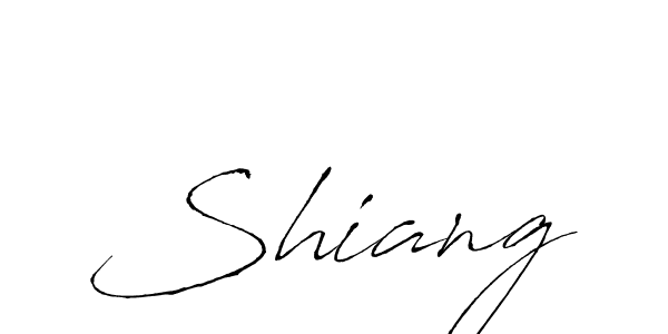 Make a beautiful signature design for name Shiang. With this signature (Antro_Vectra) style, you can create a handwritten signature for free. Shiang signature style 6 images and pictures png