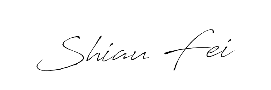Create a beautiful signature design for name Shiau Fei. With this signature (Antro_Vectra) fonts, you can make a handwritten signature for free. Shiau Fei signature style 6 images and pictures png