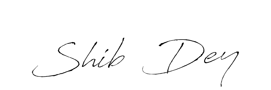 Shib  Dey stylish signature style. Best Handwritten Sign (Antro_Vectra) for my name. Handwritten Signature Collection Ideas for my name Shib  Dey. Shib  Dey signature style 6 images and pictures png