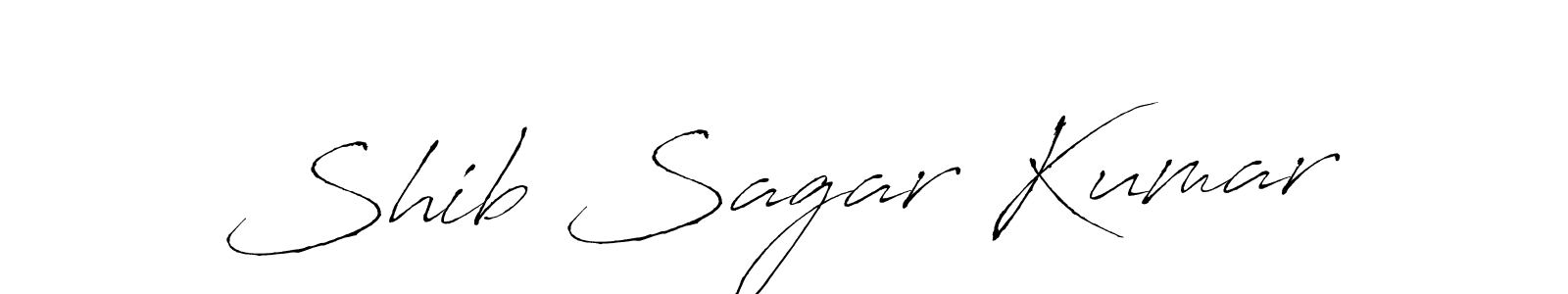 How to make Shib Sagar Kumar name signature. Use Antro_Vectra style for creating short signs online. This is the latest handwritten sign. Shib Sagar Kumar signature style 6 images and pictures png