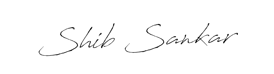 Shib Sankar stylish signature style. Best Handwritten Sign (Antro_Vectra) for my name. Handwritten Signature Collection Ideas for my name Shib Sankar. Shib Sankar signature style 6 images and pictures png