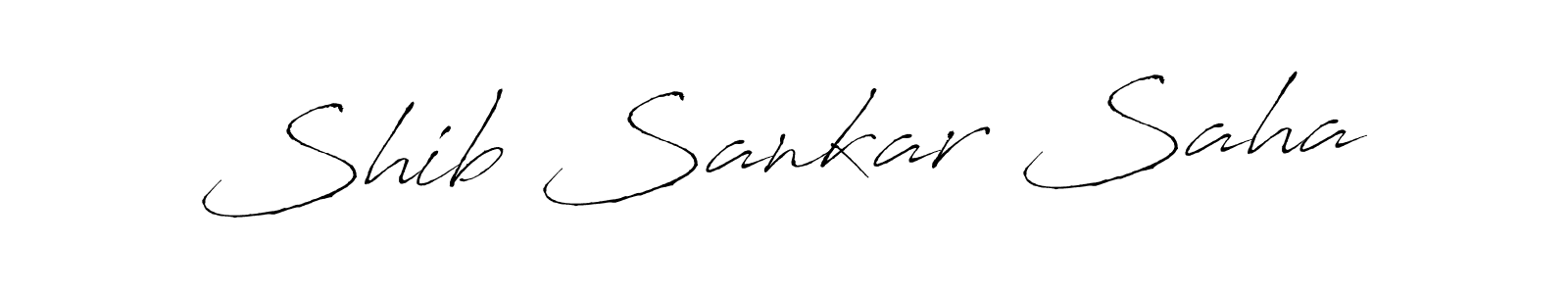 Design your own signature with our free online signature maker. With this signature software, you can create a handwritten (Antro_Vectra) signature for name Shib Sankar Saha. Shib Sankar Saha signature style 6 images and pictures png