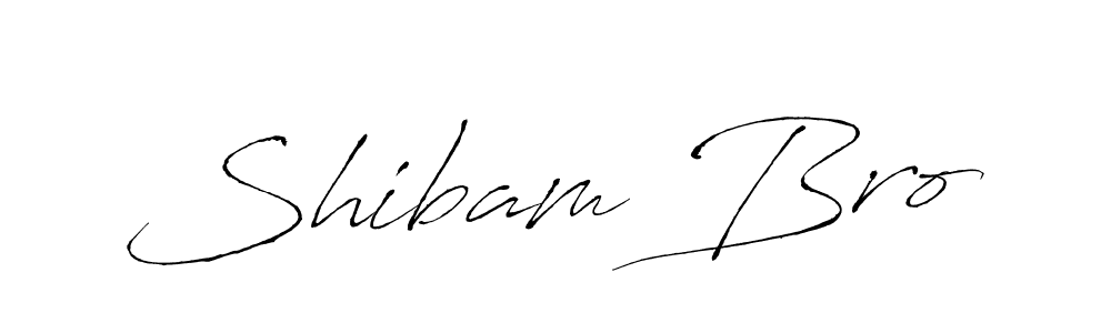 Use a signature maker to create a handwritten signature online. With this signature software, you can design (Antro_Vectra) your own signature for name Shibam Bro. Shibam Bro signature style 6 images and pictures png