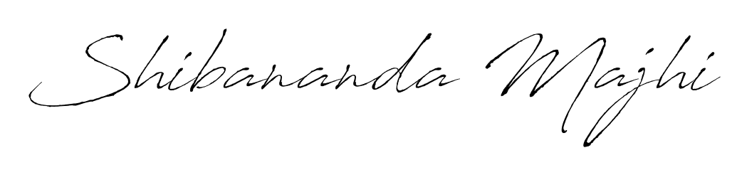 Quickly download Shibananda Majhi name signature in high-resolution PNG using Antro_Vectra style. Ready to insert into PDFs and online applications. Shibananda Majhi signature style 6 images and pictures png