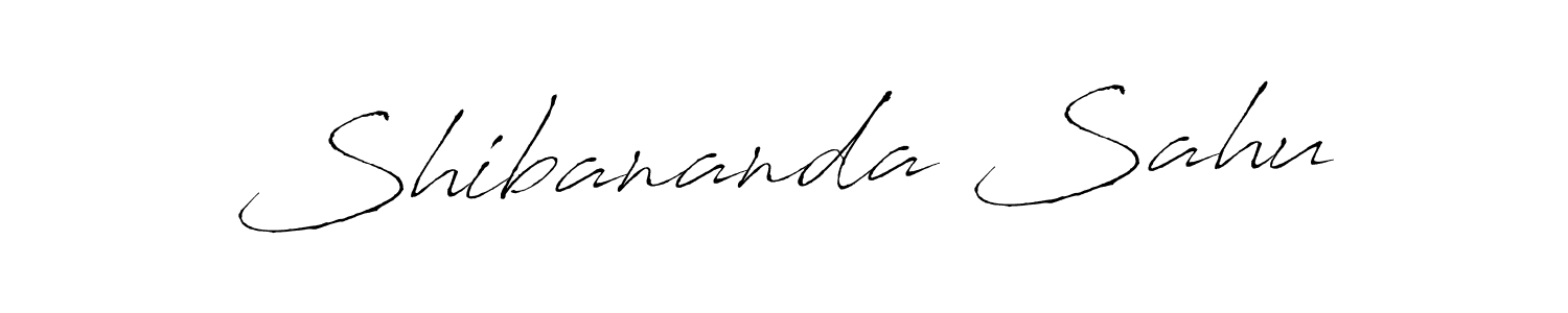 Design your own signature with our free online signature maker. With this signature software, you can create a handwritten (Antro_Vectra) signature for name Shibananda Sahu. Shibananda Sahu signature style 6 images and pictures png