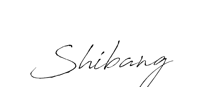 How to make Shibang signature? Antro_Vectra is a professional autograph style. Create handwritten signature for Shibang name. Shibang signature style 6 images and pictures png