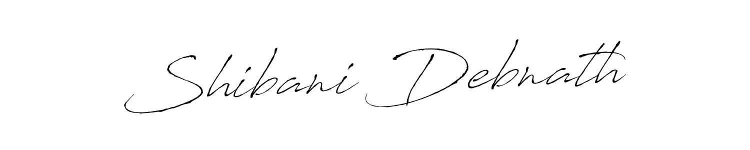 Create a beautiful signature design for name Shibani Debnath. With this signature (Antro_Vectra) fonts, you can make a handwritten signature for free. Shibani Debnath signature style 6 images and pictures png