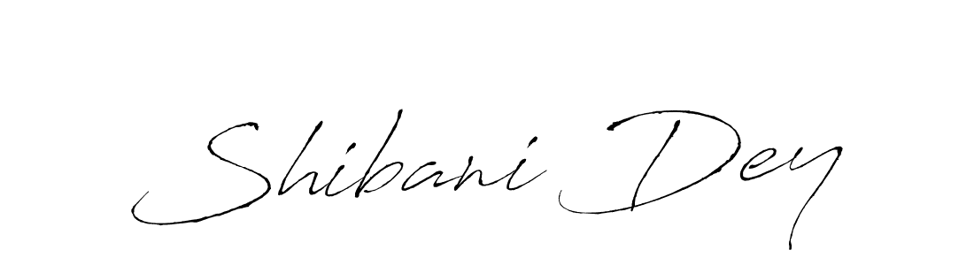Shibani Dey stylish signature style. Best Handwritten Sign (Antro_Vectra) for my name. Handwritten Signature Collection Ideas for my name Shibani Dey. Shibani Dey signature style 6 images and pictures png