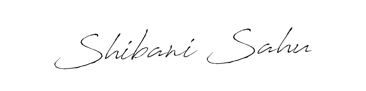 How to make Shibani Sahu name signature. Use Antro_Vectra style for creating short signs online. This is the latest handwritten sign. Shibani Sahu signature style 6 images and pictures png