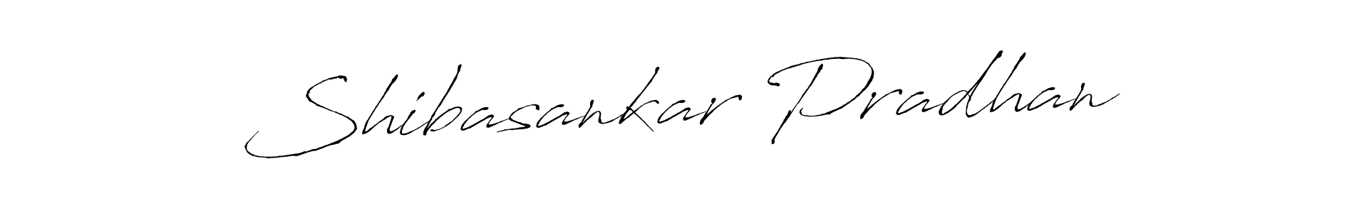 Create a beautiful signature design for name Shibasankar Pradhan. With this signature (Antro_Vectra) fonts, you can make a handwritten signature for free. Shibasankar Pradhan signature style 6 images and pictures png