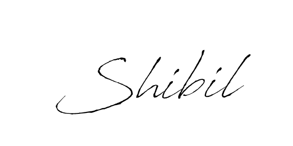 Design your own signature with our free online signature maker. With this signature software, you can create a handwritten (Antro_Vectra) signature for name Shibil. Shibil signature style 6 images and pictures png