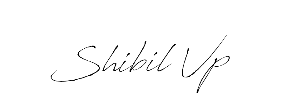 How to make Shibil Vp name signature. Use Antro_Vectra style for creating short signs online. This is the latest handwritten sign. Shibil Vp signature style 6 images and pictures png