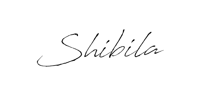 Design your own signature with our free online signature maker. With this signature software, you can create a handwritten (Antro_Vectra) signature for name Shibila. Shibila signature style 6 images and pictures png