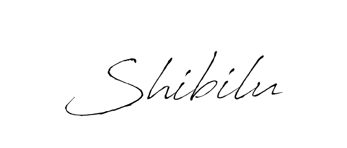 Shibilu stylish signature style. Best Handwritten Sign (Antro_Vectra) for my name. Handwritten Signature Collection Ideas for my name Shibilu. Shibilu signature style 6 images and pictures png