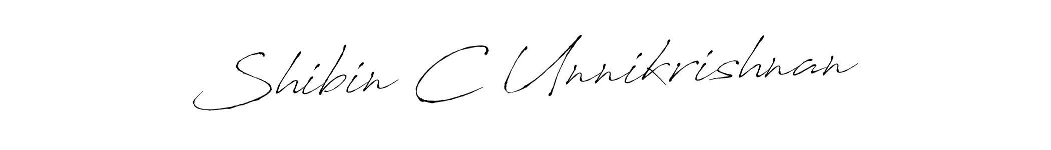 Make a beautiful signature design for name Shibin C Unnikrishnan. Use this online signature maker to create a handwritten signature for free. Shibin C Unnikrishnan signature style 6 images and pictures png