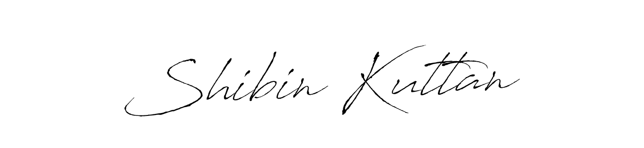 How to make Shibin Kuttan name signature. Use Antro_Vectra style for creating short signs online. This is the latest handwritten sign. Shibin Kuttan signature style 6 images and pictures png