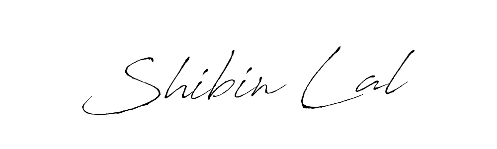 How to make Shibin Lal name signature. Use Antro_Vectra style for creating short signs online. This is the latest handwritten sign. Shibin Lal signature style 6 images and pictures png