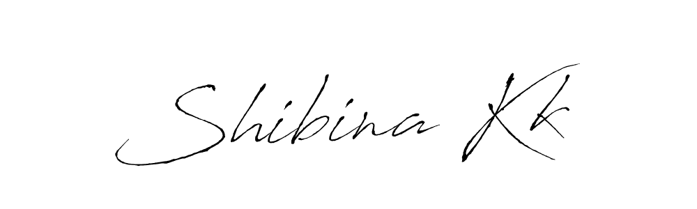 Create a beautiful signature design for name Shibina Kk. With this signature (Antro_Vectra) fonts, you can make a handwritten signature for free. Shibina Kk signature style 6 images and pictures png