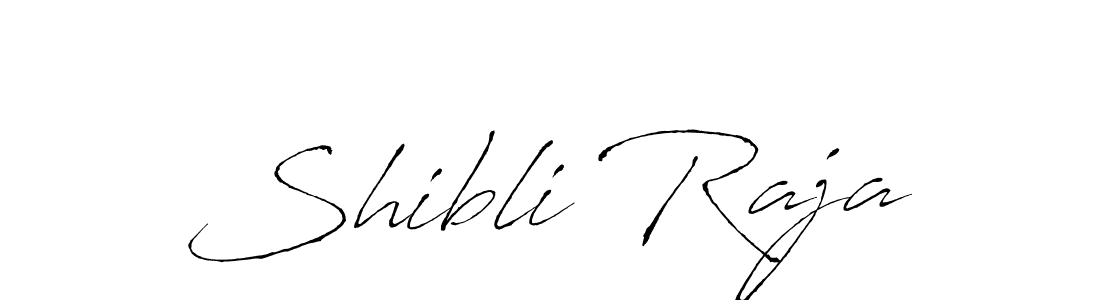 How to make Shibli Raja name signature. Use Antro_Vectra style for creating short signs online. This is the latest handwritten sign. Shibli Raja signature style 6 images and pictures png