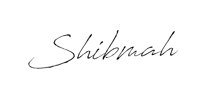 Design your own signature with our free online signature maker. With this signature software, you can create a handwritten (Antro_Vectra) signature for name Shibmah. Shibmah signature style 6 images and pictures png