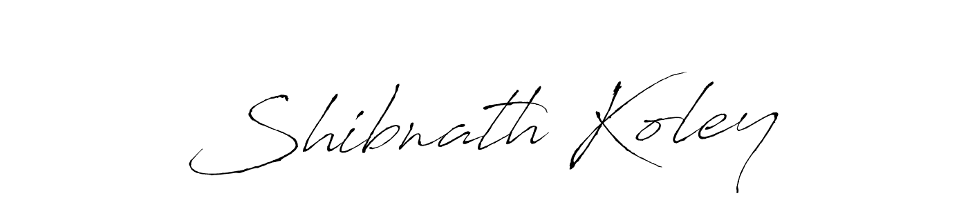 Shibnath Koley stylish signature style. Best Handwritten Sign (Antro_Vectra) for my name. Handwritten Signature Collection Ideas for my name Shibnath Koley. Shibnath Koley signature style 6 images and pictures png
