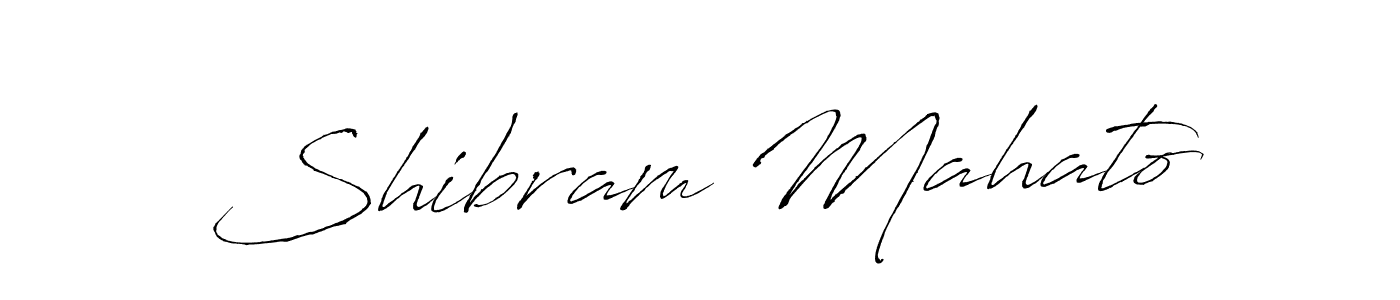 Antro_Vectra is a professional signature style that is perfect for those who want to add a touch of class to their signature. It is also a great choice for those who want to make their signature more unique. Get Shibram Mahato name to fancy signature for free. Shibram Mahato signature style 6 images and pictures png
