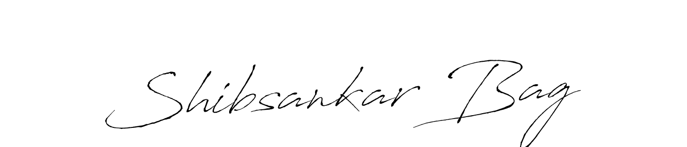 Design your own signature with our free online signature maker. With this signature software, you can create a handwritten (Antro_Vectra) signature for name Shibsankar Bag. Shibsankar Bag signature style 6 images and pictures png