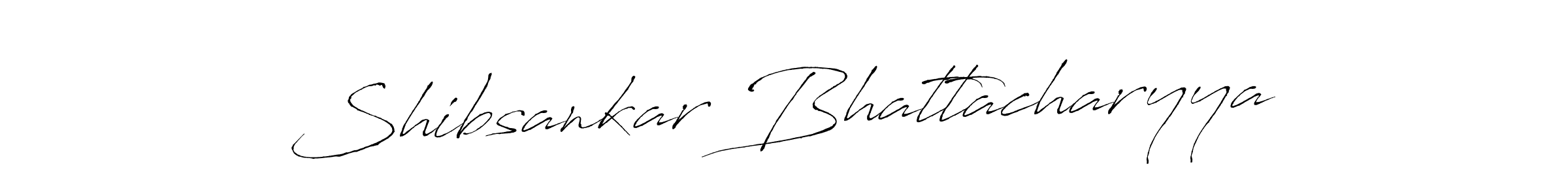 Design your own signature with our free online signature maker. With this signature software, you can create a handwritten (Antro_Vectra) signature for name Shibsankar Bhattacharyya. Shibsankar Bhattacharyya signature style 6 images and pictures png