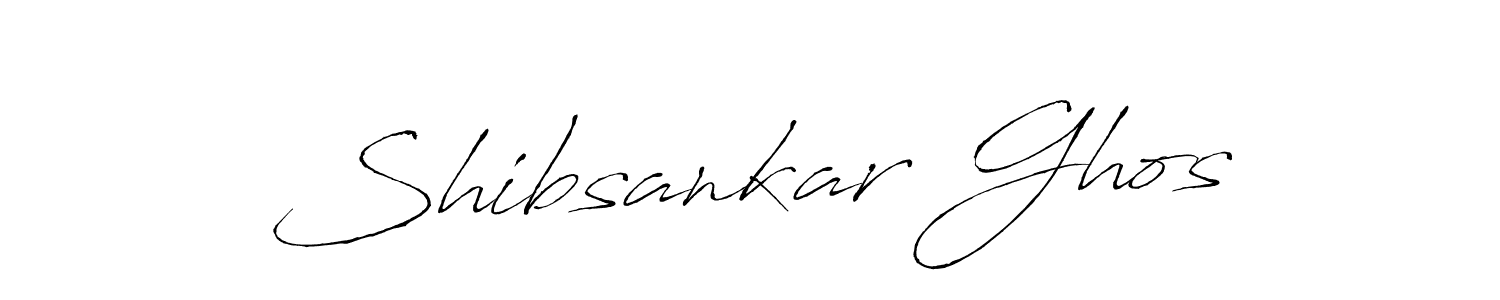 Shibsankar Ghos stylish signature style. Best Handwritten Sign (Antro_Vectra) for my name. Handwritten Signature Collection Ideas for my name Shibsankar Ghos. Shibsankar Ghos signature style 6 images and pictures png