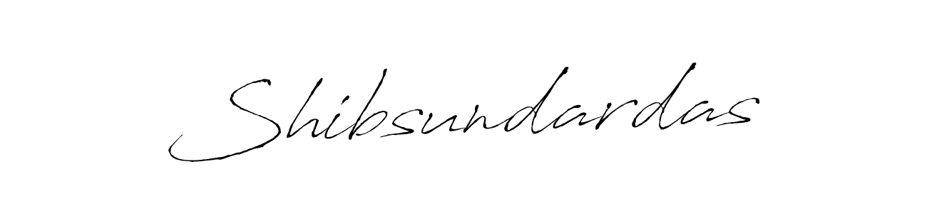 Make a beautiful signature design for name Shibsundardas. With this signature (Antro_Vectra) style, you can create a handwritten signature for free. Shibsundardas signature style 6 images and pictures png