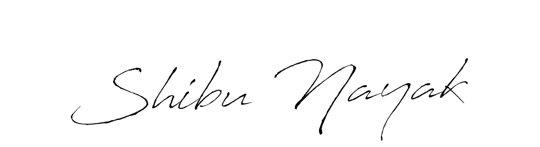 Create a beautiful signature design for name Shibu Nayak. With this signature (Antro_Vectra) fonts, you can make a handwritten signature for free. Shibu Nayak signature style 6 images and pictures png