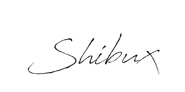 The best way (Antro_Vectra) to make a short signature is to pick only two or three words in your name. The name Shibux include a total of six letters. For converting this name. Shibux signature style 6 images and pictures png