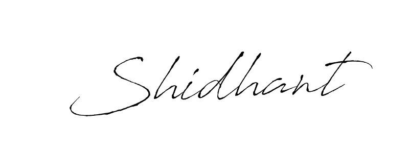 Make a beautiful signature design for name Shidhant. Use this online signature maker to create a handwritten signature for free. Shidhant signature style 6 images and pictures png