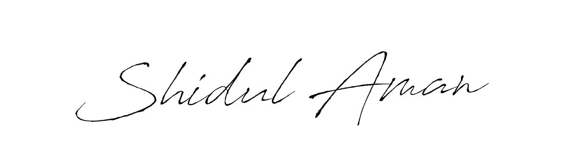 The best way (Antro_Vectra) to make a short signature is to pick only two or three words in your name. The name Shidul Aman include a total of six letters. For converting this name. Shidul Aman signature style 6 images and pictures png