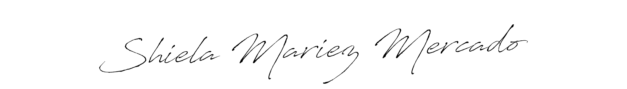 Create a beautiful signature design for name Shiela Mariez Mercado. With this signature (Antro_Vectra) fonts, you can make a handwritten signature for free. Shiela Mariez Mercado signature style 6 images and pictures png