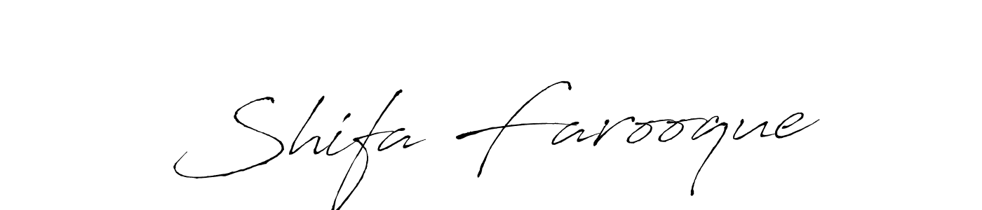 You should practise on your own different ways (Antro_Vectra) to write your name (Shifa Farooque) in signature. don't let someone else do it for you. Shifa Farooque signature style 6 images and pictures png