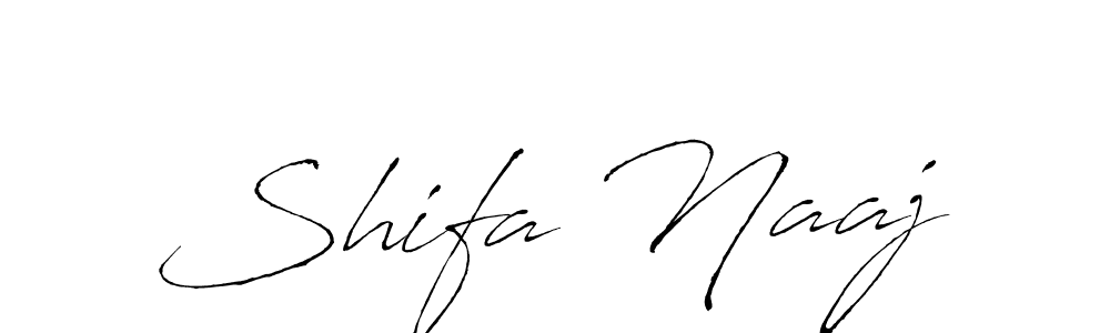 You should practise on your own different ways (Antro_Vectra) to write your name (Shifa Naaj) in signature. don't let someone else do it for you. Shifa Naaj signature style 6 images and pictures png