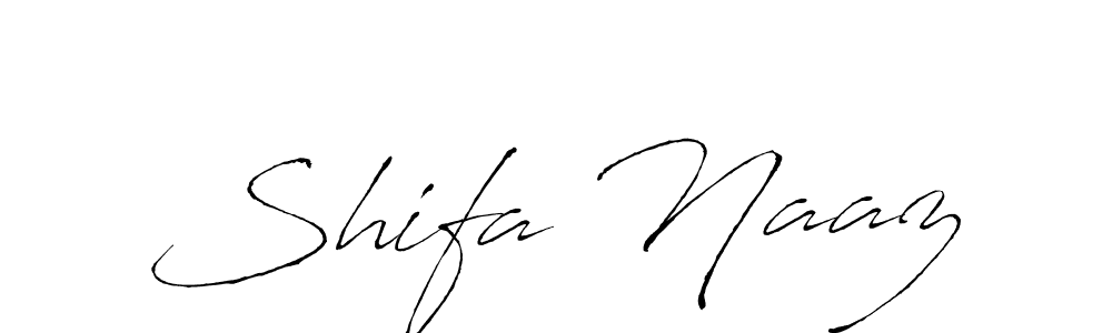 Use a signature maker to create a handwritten signature online. With this signature software, you can design (Antro_Vectra) your own signature for name Shifa Naaz. Shifa Naaz signature style 6 images and pictures png