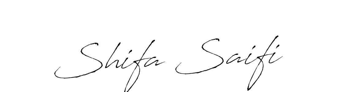 Use a signature maker to create a handwritten signature online. With this signature software, you can design (Antro_Vectra) your own signature for name Shifa Saifi. Shifa Saifi signature style 6 images and pictures png
