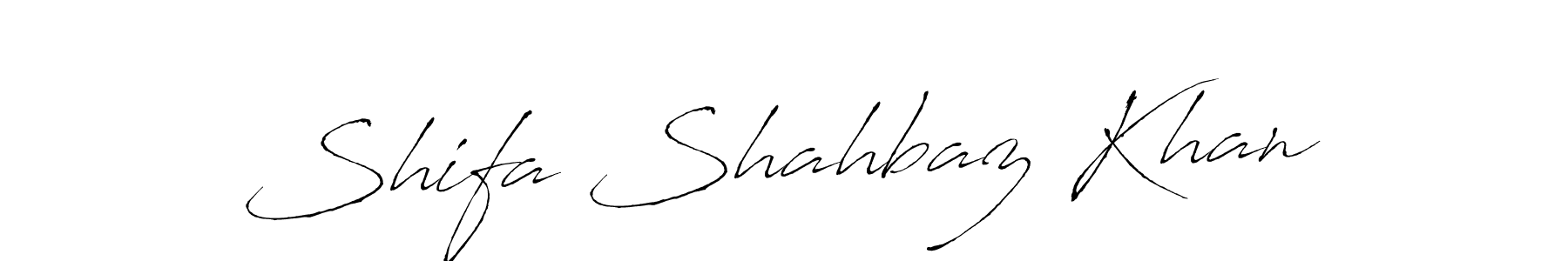 Use a signature maker to create a handwritten signature online. With this signature software, you can design (Antro_Vectra) your own signature for name Shifa Shahbaz Khan. Shifa Shahbaz Khan signature style 6 images and pictures png