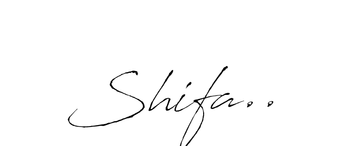 Antro_Vectra is a professional signature style that is perfect for those who want to add a touch of class to their signature. It is also a great choice for those who want to make their signature more unique. Get Shifa.. name to fancy signature for free. Shifa.. signature style 6 images and pictures png