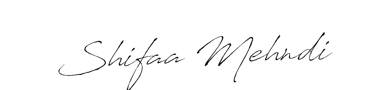 You should practise on your own different ways (Antro_Vectra) to write your name (Shifaa Mehndi) in signature. don't let someone else do it for you. Shifaa Mehndi signature style 6 images and pictures png