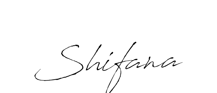 Use a signature maker to create a handwritten signature online. With this signature software, you can design (Antro_Vectra) your own signature for name Shifana. Shifana signature style 6 images and pictures png