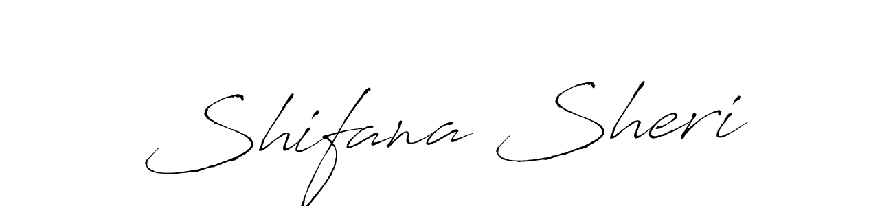 if you are searching for the best signature style for your name Shifana Sheri. so please give up your signature search. here we have designed multiple signature styles  using Antro_Vectra. Shifana Sheri signature style 6 images and pictures png