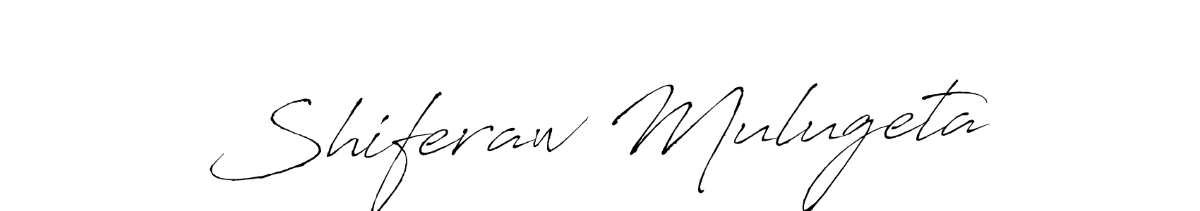 Antro_Vectra is a professional signature style that is perfect for those who want to add a touch of class to their signature. It is also a great choice for those who want to make their signature more unique. Get Shiferaw Mulugeta name to fancy signature for free. Shiferaw Mulugeta signature style 6 images and pictures png