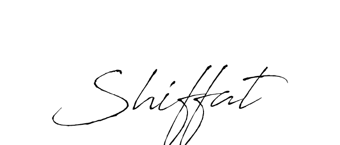 Make a beautiful signature design for name Shiffat. With this signature (Antro_Vectra) style, you can create a handwritten signature for free. Shiffat signature style 6 images and pictures png