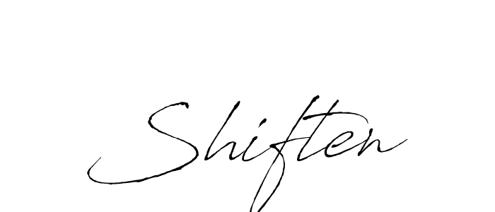 Use a signature maker to create a handwritten signature online. With this signature software, you can design (Antro_Vectra) your own signature for name Shiften. Shiften signature style 6 images and pictures png